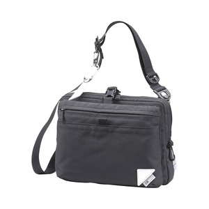豊岡鞄 CIE WEATHER SHOULDER（071951）ブラック / 木和田正昭商店 撥水 ショルダーバッグ メンズ クラッチバック バックインバック