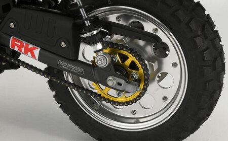 モンキー125（JB03/JB05）12インチワイドホイールキット /カスタム バイクカスタム カスタムパーツ モンキー125 ホイール レトロ 亀山市/有限会社ギルドデザイン [AMAA029]