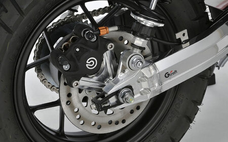 モンキー125（JB02/JB03/JB05）リアキャリパーサポート　タイプ2 / カスタム バイクカスタム カスタムパーツ モンキー125 キャリパーサポート オフロード ブレーキ 亀山市/有限会社ギルドデザイン [AMAA031]