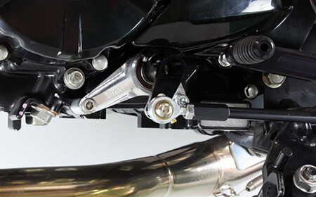 モンキー125（JB02）、GROM（JC61/JC75） シフトガイド /カスタム バイクカスタム カスタムパーツ モンキー125 GROM シールベアリング シフトシャフト ギアーシャフト 亀山市/有限会社ギルドデザイン [AMAA032]
