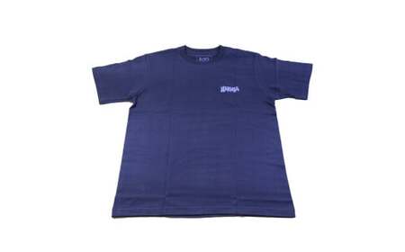 発泡プリントTシャツ(ユニセックス) 　M　 ネイビー