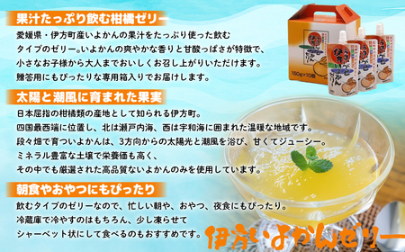 うまいがぜ伊方いよかんゼリー（10個入り） 【 ふるさと納税 人気 おすすめ ランキング みかん ミカン 蜜柑 ゼリー ミカンゼリー みかんゼリー 飲むゼリー クリエイト伊方 愛媛県 伊方町 送料無料 】 IKTI003