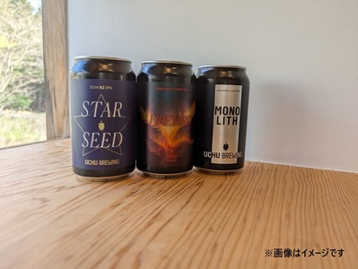 うちゅうブルーイング クラフトビール3本と名水百選で知られる白州の手作りソーセージ3種セット ソーセージ ウインナー ベーコン 詰め合わせ 宇宙ビール [h131]