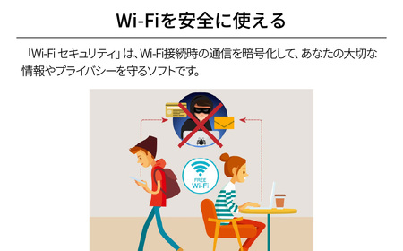 セキュリティVPNサービス Wi-Fi セキュリティ 1年版 カード版 | パソコンソフト