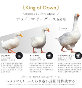 【カバー付】オリジナル羽毛布団　ホワイトマザーグース93％　DP420　シングル（軽量TTC／セイラグレー）_カバー付 オリジナル羽毛布団 ホワイトマザーグース 93％ DP420 セイラグレー マザーグース 臭い少ない 膨らみ 耐久性 保温力 羽毛布団 最適 7年間 品質保証 福岡県 久留米市 送料無料 〔Qc159-gy〕