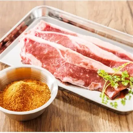 北海道産 牛肉 味付き スパイシービーフ(カレー味)100g×6枚_北海道産 牛肉 ビーフ カレー味 フライパン スパイシー カレー ジョイパックチキン 一人暮らし セット おかず 小分け 冷凍 肉 絶品 人気 ヒロセ 北海道 釧路町 釧路超 特産品 _【配送不可地域：離島】【1624646】