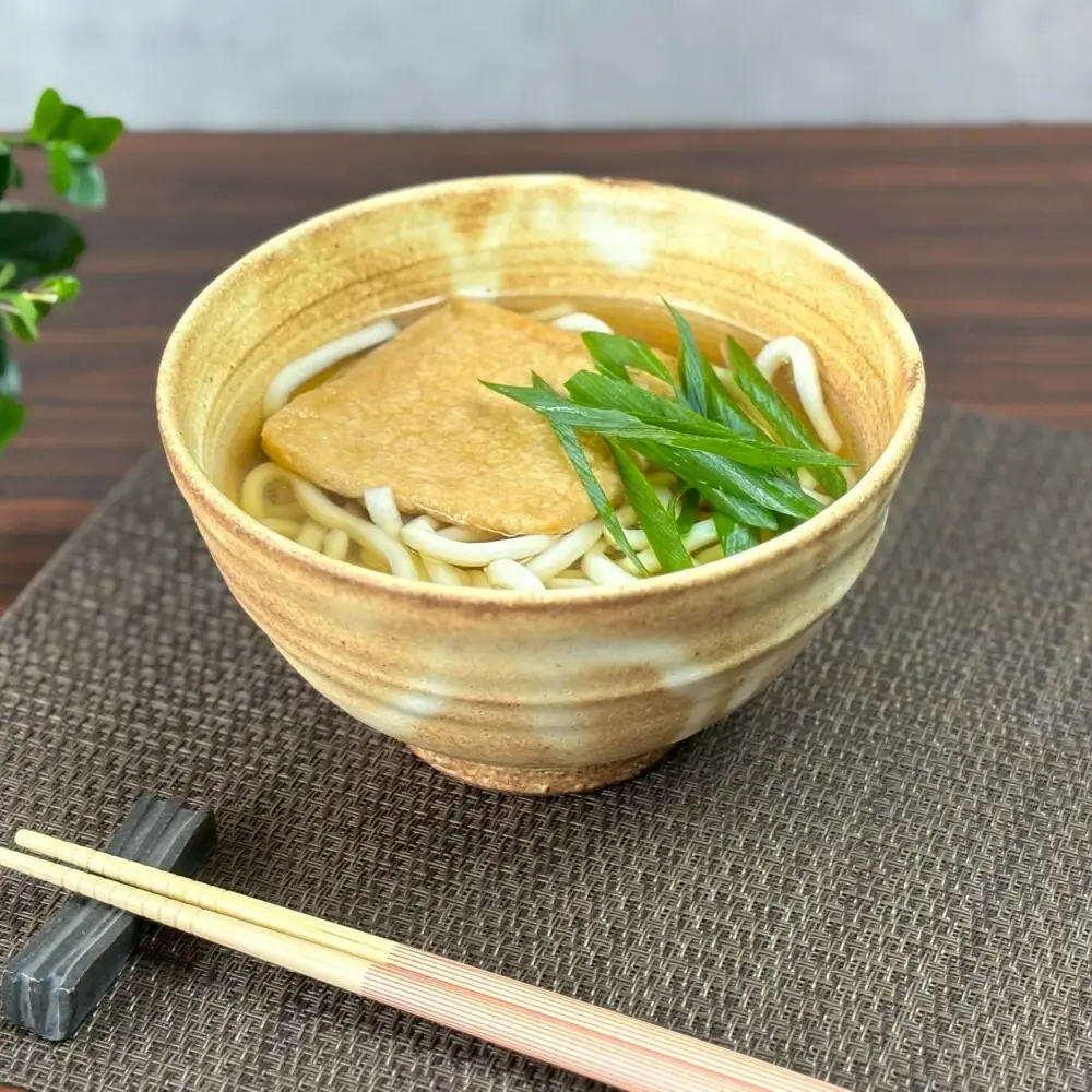 匠 －TAKUMI－　【信楽焼】たっぷり入るどんぶり鉢（黄釉）2個セット