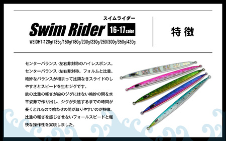 SR（Swim Rider/スイムライダー）　120g