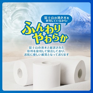 定期便 6回 トイレットペーパー エコロジー ダブル 1パック(12ロール) エンボス 消臭 ベビーローズの香り 再生紙 環境に優しい SDGs 無地 無色 備蓄 日用品 消耗品 生活用品 毎月発送 富士市 [sf002-448]