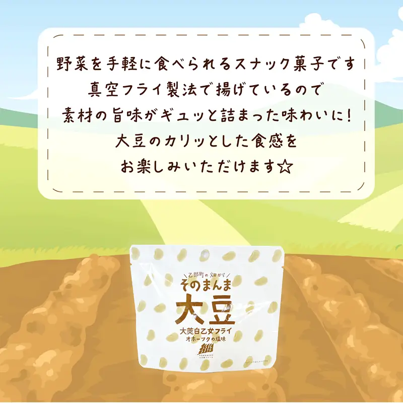 ＜大莢白乙女フライ 1個セット＞北海道 北海道産 大莢白乙女 大豆  フライ そのまんま そのまんまシリーズ