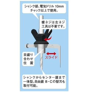 【神沢鉄工】自由錐Ｂ 厚板用 K-102