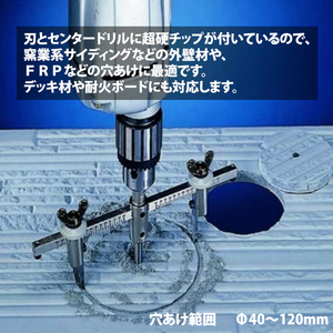 【神沢鉄工】自由錐Ｗ-ＳＦ 硬質建材用 K-117