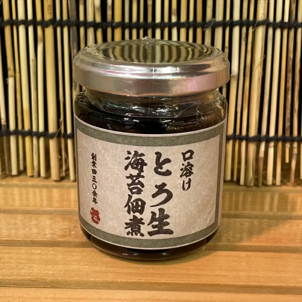 口溶け とろ生海苔の佃煮 1本【のり ノリ 珍味 おつまみ ご飯のお供 惣菜 海鮮 塩辛 珍味 お取り寄せ 御中元 お中元 お歳暮 父の日 母の日 贈り物 日本酒 焼酎】【神奈川県小田原市早川】