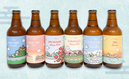 【限定 | 父の日ギフト】上越 地酒 ビール 飲み比べセット 300ml×6種  新潟の酒と米 まいどや 新潟 にいがた 上越 クラフトビール ギフト