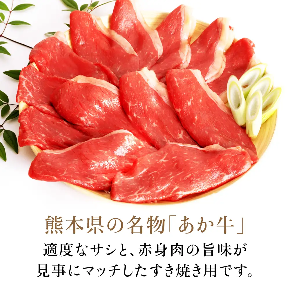 【訳アリ】 あか牛 すきやき ・ しゃぶしゃぶ用 約600g 3?4人前 すきやき しゃぶしゃぶ[AYAN027]