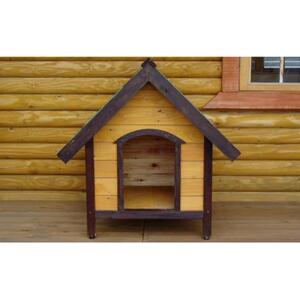 北海道産天然木の犬小屋「ウッディーハウス w-| 犬小屋