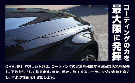 車用品 OHAJIKI やさしい下地 株式会社トーレストジャパン《30日以内に出荷予定(土日祝除く)》 熊本県 大津町 車 自動車用 水垢取り 水シミクリーナー コーティングリセット マイクロファイバークロス2枚付 洗車