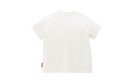 ミキハウス 丸ロゴ半袖Ｔシャツ （10-5229-577）【白ー130】 AS43BI9-5