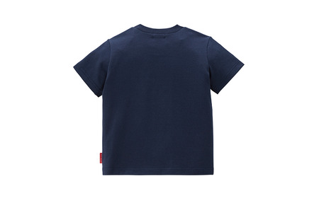 ミキハウス 丸ロゴ半袖Ｔシャツ （10-5229-577）【紺ー130】 AS43BI9-15