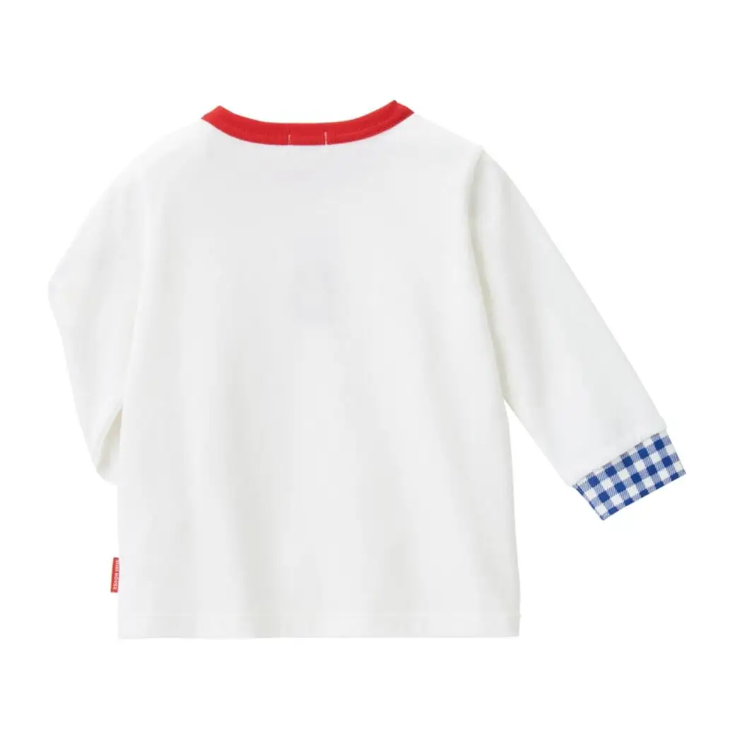 ミキハウス プッチー長袖Ｔシャツ（10-5246-497）【白ー120】 AS43EA1-4