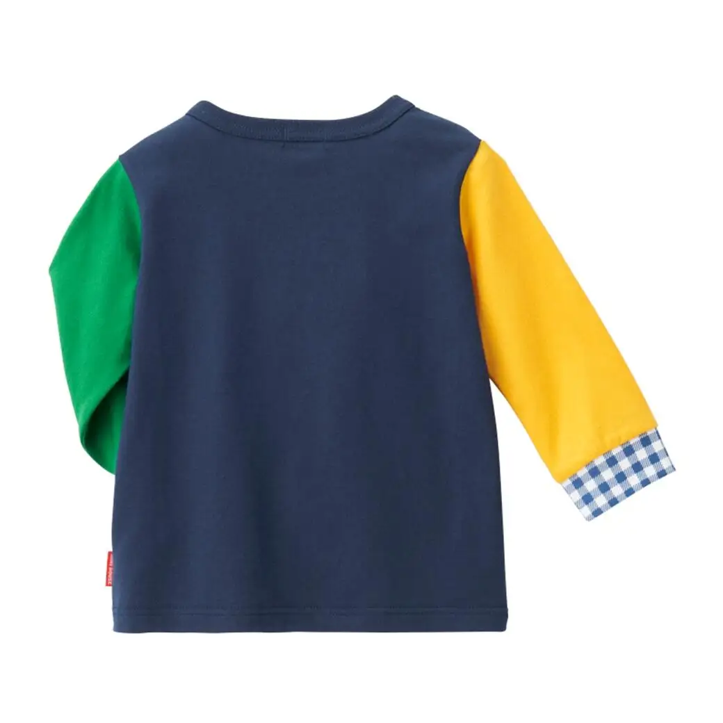 ミキハウス プッチー長袖Ｔシャツ（10-5246-497）【紺ー90】 AS43EA1-5