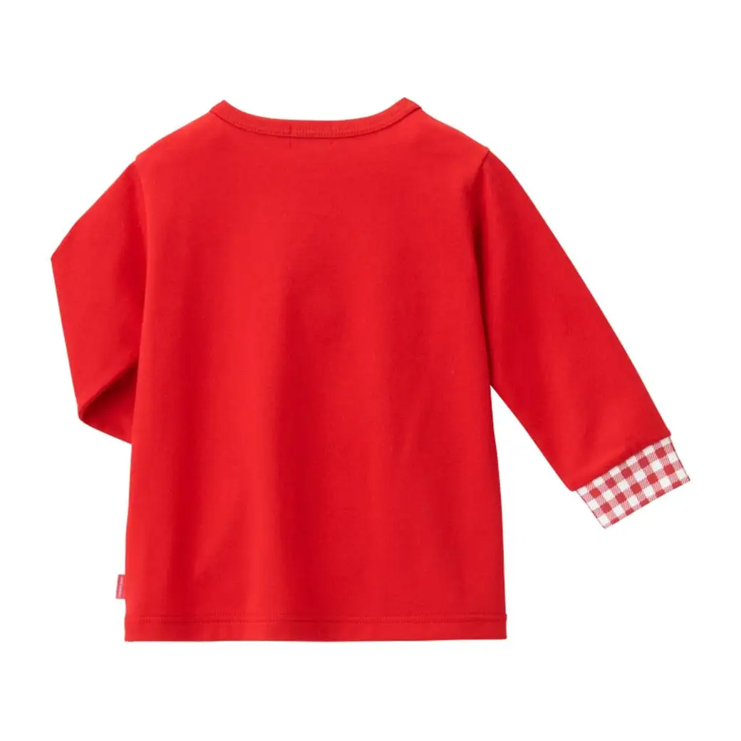 ミキハウス うさこ長袖Ｔシャツ（10-5247-490）【赤ー90】 AS43EA2-1