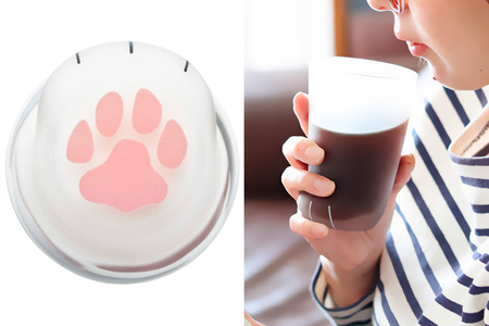 coconeco ここねこ 親猫グラス 2個セット (サバトラ・ムジ)｜猫 ネコ ねこ 肉球 にくきゅう 動物 かわいい コップ カップ グラス 食器 アデリア 石塚硝子 [0764]