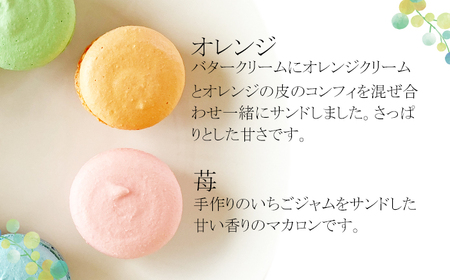雫石町産米粉のマカロン 7種 詰合せ ／ お菓子 おすすめ おやつ 贈り物 プレゼント セット