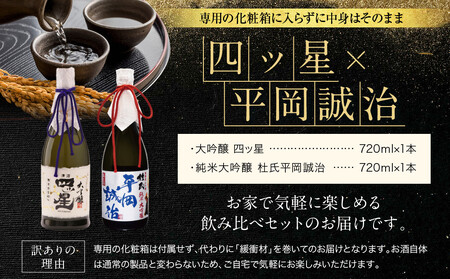 【訳あり】フルーティーな大吟醸飲み比べセット | 日本酒 酒蔵 セット 飲み比べ 宅飲み 酒 有限会社舩坂酒造店 FB057