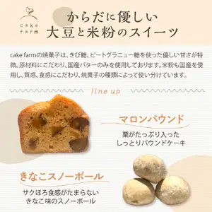 米粉スイーツBOX (Sサイズ)　【大阪府吹田市】焼菓子 詰め合わせ ギフト 贈り物 手土産 お土産 お取り寄せ スイーツ