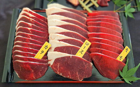 鹿BBQセット 5～6人前 (鹿スライス150g×3パック/鹿串75g×5本)  ジビエ 鹿肉 大分県 日田市 焼肉 BBQ [ARDE002]