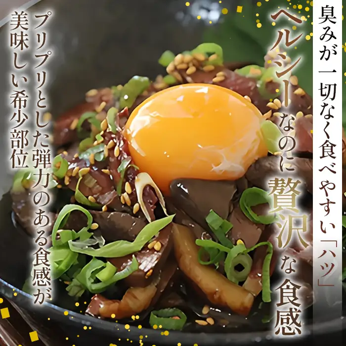 国産オーストリッチハツ700g  [No.067]