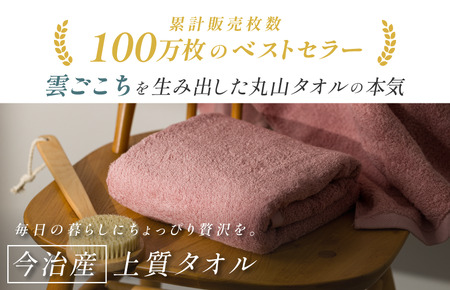 ふるさと納税限定 今治産 上質バスタオル 2枚セット（グレー）【I003520BT2GY】