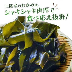 綾里の塩蔵ワカメ【一等品】450g (150g × 3) わかめ ワカメ 若芽 湯通し 塩 海藻 海産物 味噌汁 ごはん 夕飯 おかず 小分け 個包装 サラダ お刺身 刺し身 刺身 三陸 岩手県 国産 大船渡 綾里 災害 被災 火災