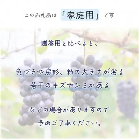 岡山　花笑み農園の『BKシードレス』家庭用　約2kg(3～6房)　B-2家【配送不可地域：離島・北海道・沖縄県】【1626804】