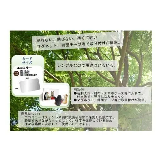 Eco Mirror ふくちゃん・さきちゃんセット