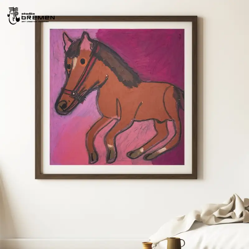 蛯子陽太(studioBREMEN)の動物作品【オイルパステル画オーダーメイド】 S8号サイズ ( 絵画 絵 アート 動物 犬 猫 )【202-0005】