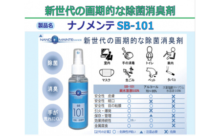 消臭剤 除菌消臭剤 100ml 7本 | ナノメンテ
