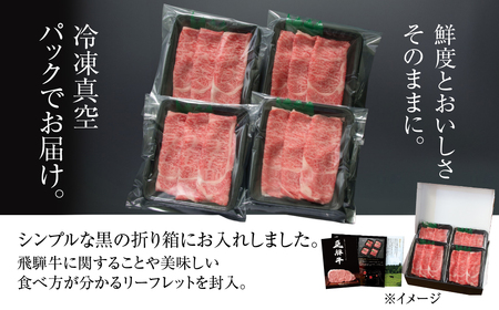 飛騨牛 霜降り スライス 1kg 霜降り 飛騨高山ミート [MZ038]