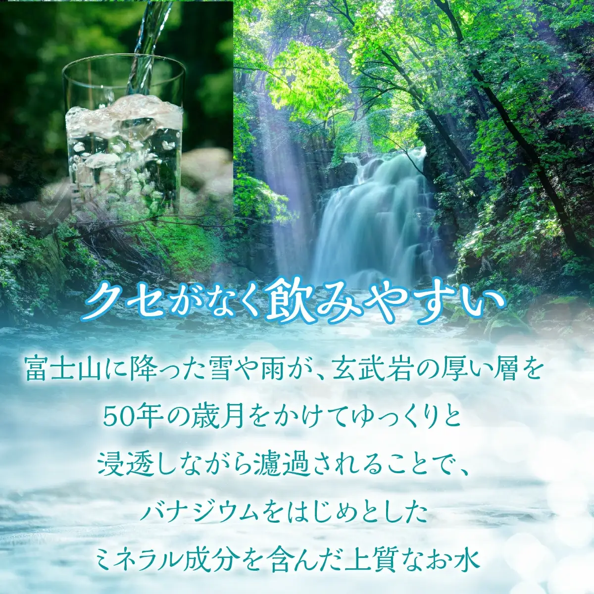 【12ヶ月定期便】富士山麓 四季の水／500ml×2箱・ミネラルウォーター SWAB015水