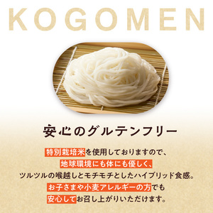 【白米麺 600g】もったいないを、おいしいに。京の小米から生まれたコゴメン 米粉麺 米粉 053-45-02