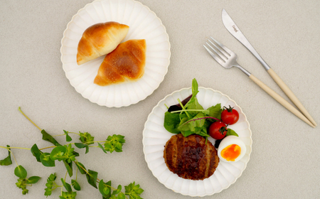 【波佐見焼】花しのぎ 中皿 ペア 白【団陶器】[PB175]