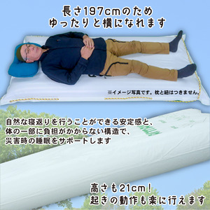 エアーベッド 空気で簡単 ベッド 1枚 ハンディポンプ 1丁 防災用 防災グッズ 防災