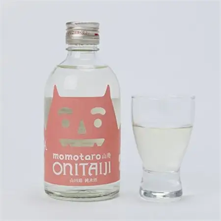 久米南産　山田錦　山廃純米酒　桃太郎　鬼退治　300ml　1本【1109199】