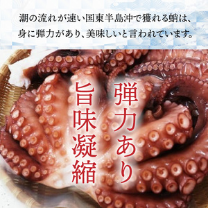 サイズは不揃いでも味は絶品！国東産ボイルたこ足約1kg_2561R