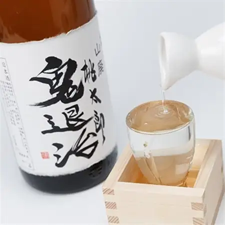 久米南産　山田錦　山廃純米酒　桃太郎　鬼退治　1.8L　3本【1483245】