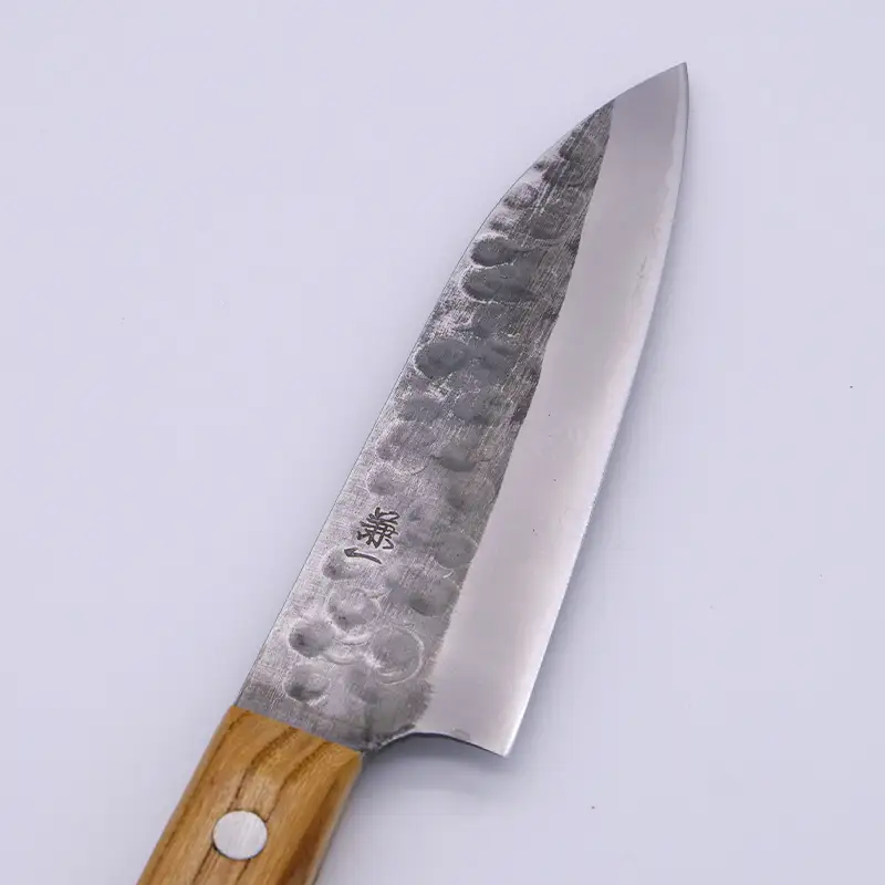 山形打刃物 小さな包丁 刃渡り 115mm レザーシース(ケース)付き FY25-252