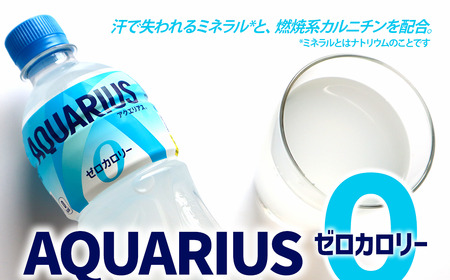 アクエリアスゼロ 500mlPET_24本入り×1ケース｜ スポーツドリンク 水分補給 熱中症対策 アクエリ