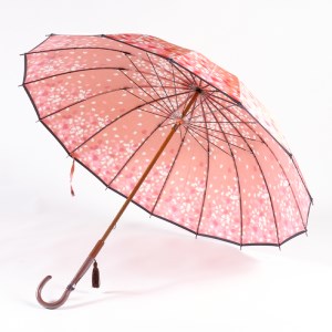 高級雨傘「桜吹雪」桃色 