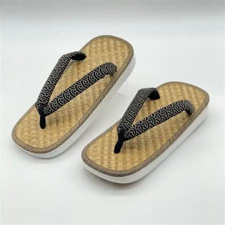 信貴　毘沙門亀甲　SNEAKERS雪駄(BS白あじろ05青海波)【1479600】